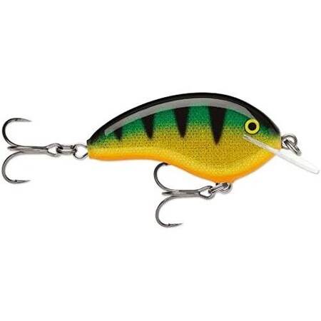 Rapala Og Tiny 4 FloatingDiving 2 14 516 Oz Running Depth 4', Vmc 5 Hybrid Trebles, Perch OGT04P